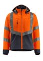 Mascot Veiligheids Softshell Jas Blackpool 15502-246 hi-vis oranje-donkermarine